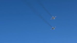 Штурмовые самолёты "Су-25" на боевом задании