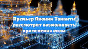 Премьер Японии Такаити рассмотрит возможность применения силы