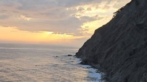 Вид на закат. С горы "Папая-Кая" (Отшельничья скала) и с пляжа поселка "Весёлое" - 3