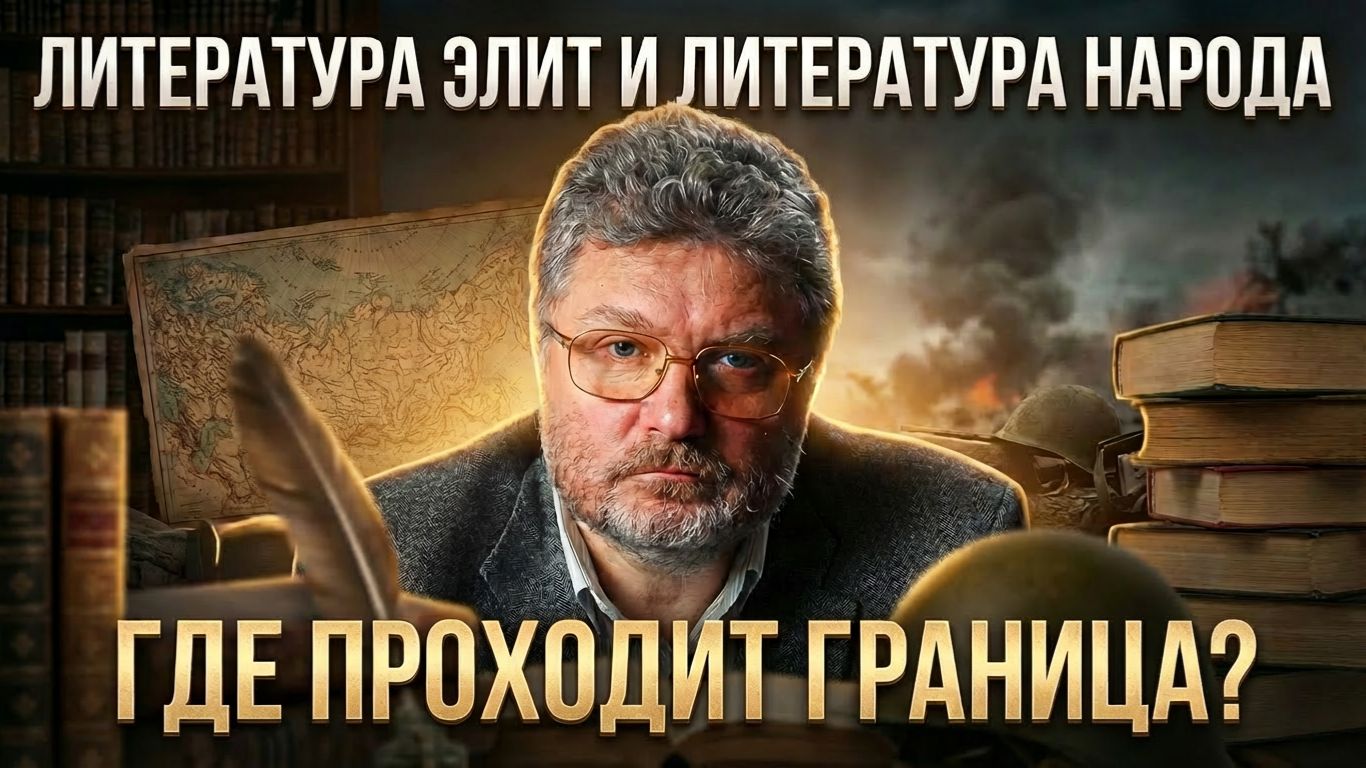 Литература элит и литература народа: где проходит граница | Юрий Поляков смотреть онлайн
