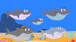 Развивающие и обучающие мультики - Акуленок (Моя Семья)