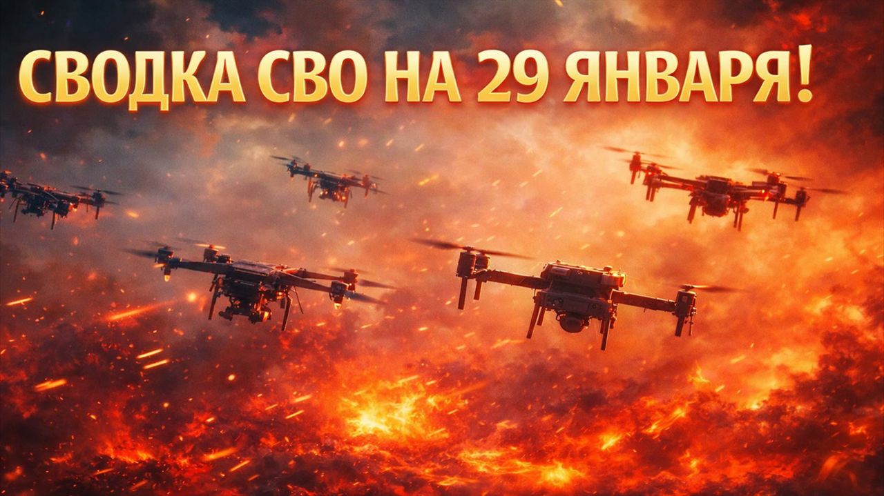 Сводка СВО на 29 января. Новости СВО. Война СВО на Украине. Новости сегодня 29.01.2026 смотреть онлайн
