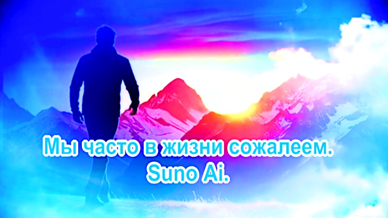 Мы часто в жизни сожалеем. Suno Ai. смотреть онлайн