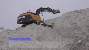 В Дзержинске идёт усиленная борьба с последствиями снегопада