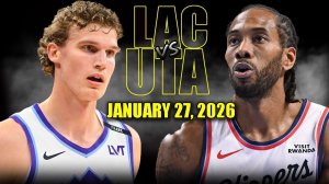 28.01.2026 | ОБЗОР МАТЧА | Юта Джаз - Лос-Анджелес Клипперс | Highlights