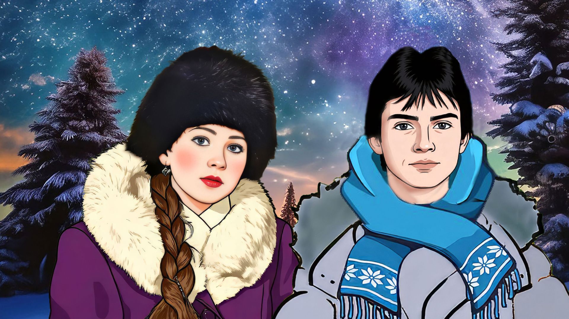 Снег кружитсятебе любовь моя посвящаю