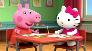 мультики для детей , коте, хеллоу китти, котэ, кошки, свинка пеппа, кошечки собачки, три кота