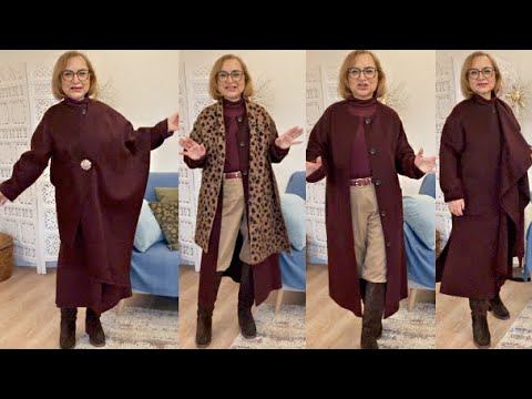 Стильные образы 60+ Пальто-ТрансформерСапогиСумкаПримерки Обзор Распаковка капсулы La Redoute смотреть онлайн