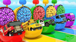 Смешные мультяшки для детей про машинки - Забавные песенки для малышей - Веселые машинки для детей