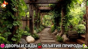 Дворы и сады 🍒 идеи оформления дачи в объятиях природы 🏡 (3) 🏡