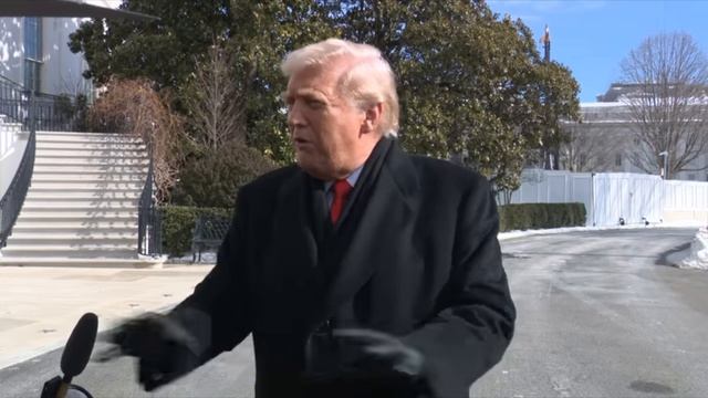 Президент США Трамп общается с прессой перед отъездом из Белого дома, 27 января 2026 года смотреть онлайн