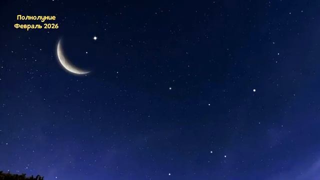 Полнолуние в Феврале 2026 года смотреть онлайн