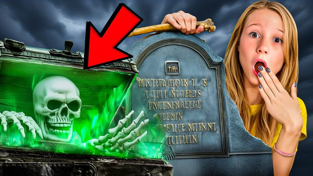 Настя и друзья ловят монстров на Хэллоуин смотреть онлайн