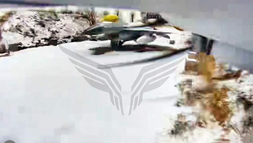 ВС РФ поразили тренировочный макет истребителя F-16ADV ВСУ на аэродроме Канатово смотреть онлайн