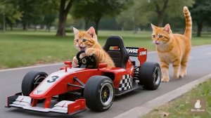 Котики - как котик машинку хотел