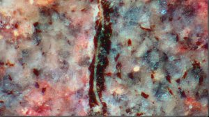 Метеорит Первомайский в Микроскоп