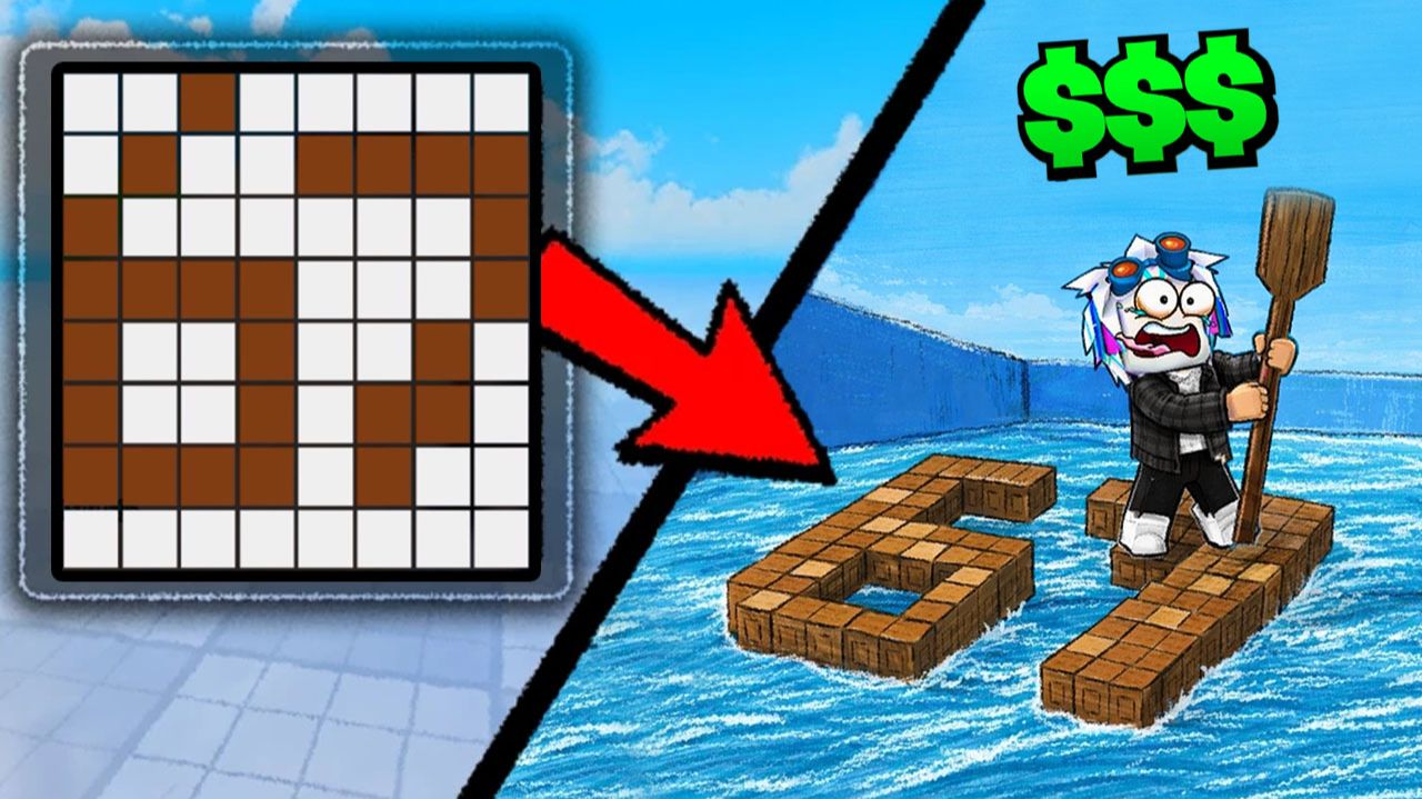 НАРИСУЙ ЛОДКУ, ЧТОБЫ ВЫЖИТЬ! ROBLOX Draw A Raft Set Sail смотреть онлайн