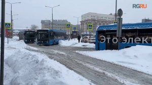 Обстановка на дорогах Москвы после снегопадов