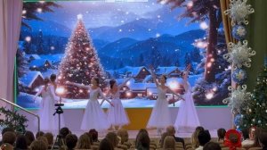 Выступление «Снежная» ансамбля «Лукоморье» краснодарской школы № 109