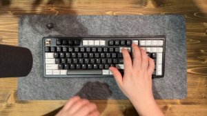 Звук механической клавиатуры Yunzii AL98