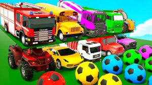 Веселые мультяшки для детей про машинки - Веселые песенки для малышей - Забавные машинки для детей