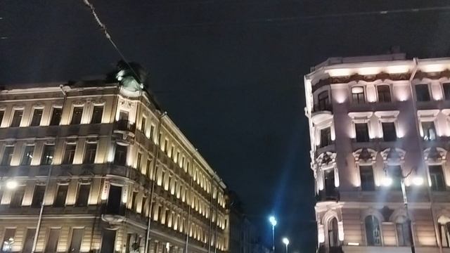 красивая подсветка Невского смотреть онлайн