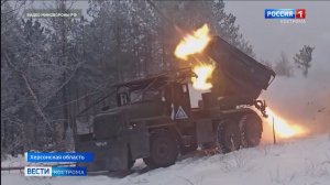 Костромские артиллеристы-десантники успешно уничтожают пехоту противника в Херсонской области