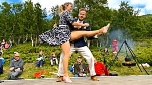 БУГИ-ВУГИ Медленная импровизация - Сондре и Таня. #Танцы