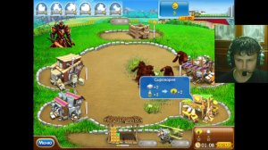 тёмный рыцарь прошёл 3 ур. на золото 2 ур. прошёл 2 попытки 3 ур.сложный в весёлай ферме 2. 4 серия.