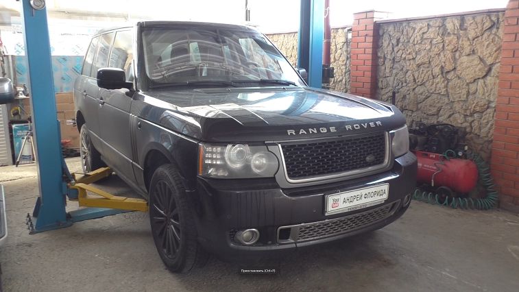 Замена фильтра и масла в АКПП на Range Rover Vogue 4,4 Ленд Ровер Вок 2010 смотреть онлайн