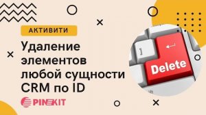 Удаление элементов любой сущности CRM Битрикс24 по ID (активити из базы бизнес-процессов Пинол)
