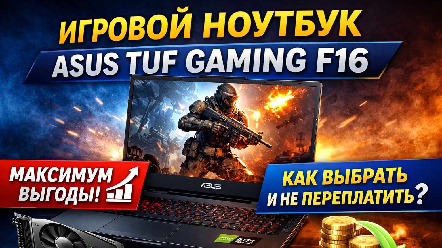 Игровой ноутбук Asus TUF Gaming F16: как выбрать и не переплатить смотреть онлайн