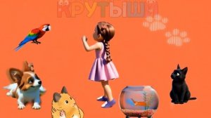 Песня для детей "Наши питомцы". Домашние животные. #каналкрутыши