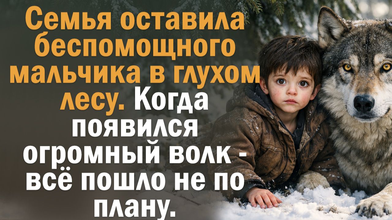 Семья оставила беспомощного мальчика в глухом лесу. Когда появился огромный волк — всё пошло не смотреть онлайн