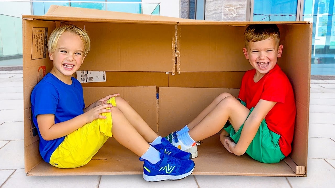 Влад и Ники - Приключения в домике на дереве с зиплайном. смотреть онлайн