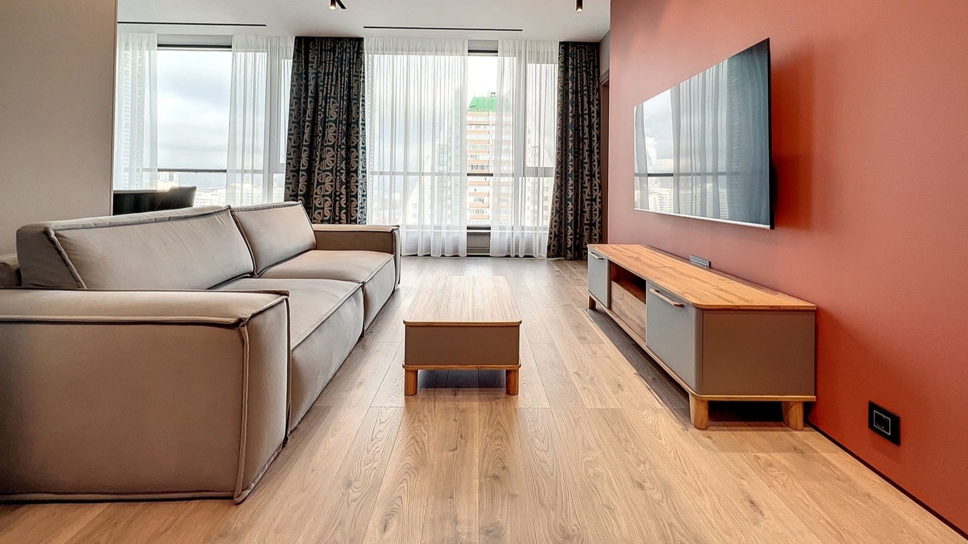 Видовая квартира в ЖК «Новочеремушкинская 17»! Аренда 3-комнатной квартиры, 90 м² (ID 45718)