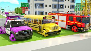 Мультяшки про машинки для детей - Забавные песенки для малышей - Веселые машинки для детей