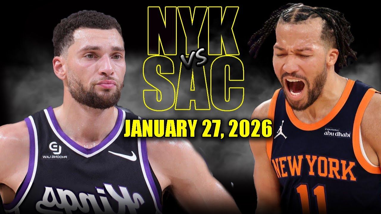 28.01.2026 | ОБЗОР МАТЧА | Нью-Йорк Никс - Сакраменто Кингз | Highlights смотреть онлайн