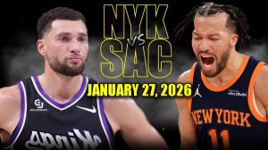 28.01.2026 | ОБЗОР МАТЧА | Нью-Йорк Никс - Сакраменто Кингз | Highlights