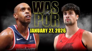 28.01.2026 | ОБЗОР МАТЧА | Вашингтон Уизардс - Портленд Трэйл Блэйзерс | Highlights