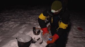 [Frost] - Ночь в лесу в -23 без палатки