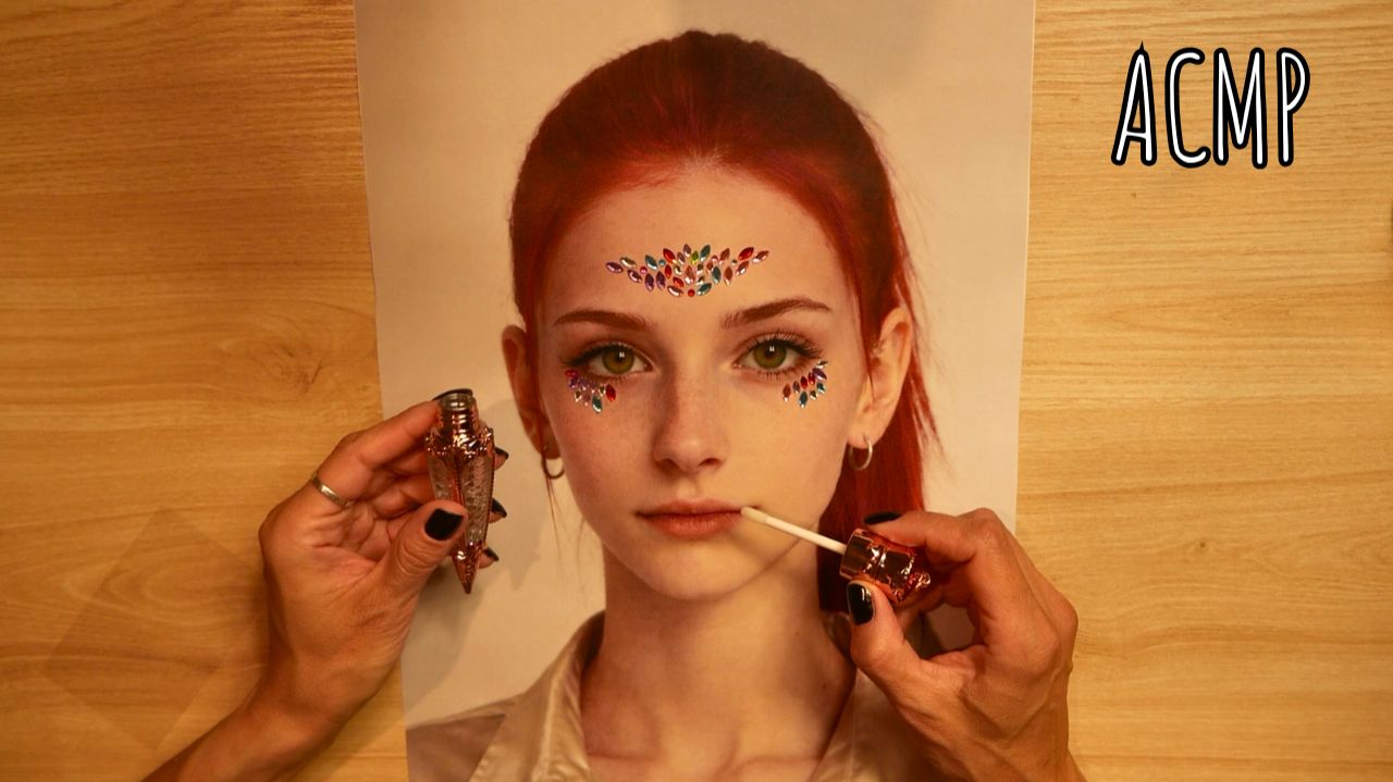 Макияж на модели из журнала - Яна Свердлова - АСМР смотреть онлайн