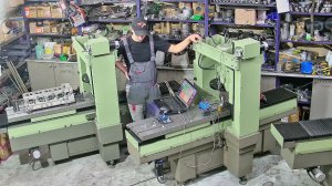 Ремонт ГБЦ. Станок 6Р-800. Бизнес в гараже.