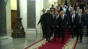 Путин проводил президента ОАЭ после переговоров в Кремле