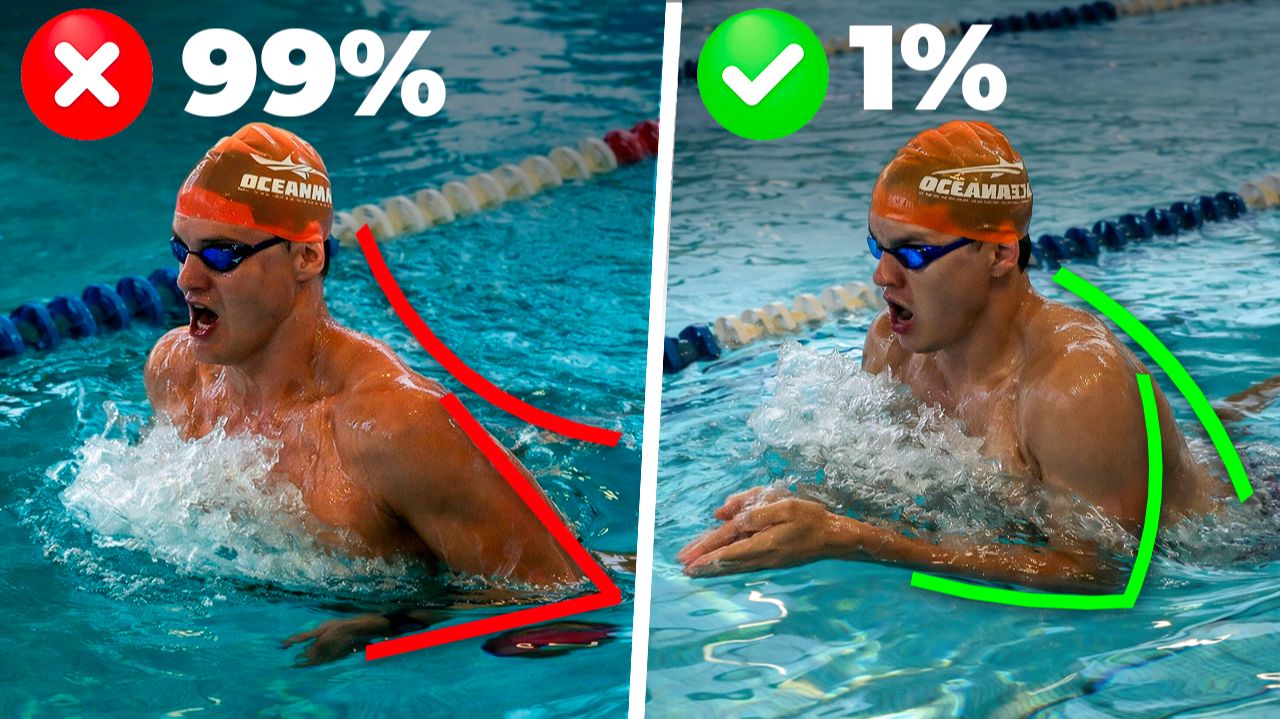 9 ХУДШИХ ошибок в брассе! | Техника плавания брассом | Школа плавания - Swim Rocket | Никита Кислов смотреть онлайн