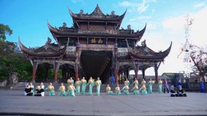 Открытка "Мой родной город" от Дуцзянъяня