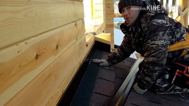 Примыкание кровли к срубу. смотреть онлайн
