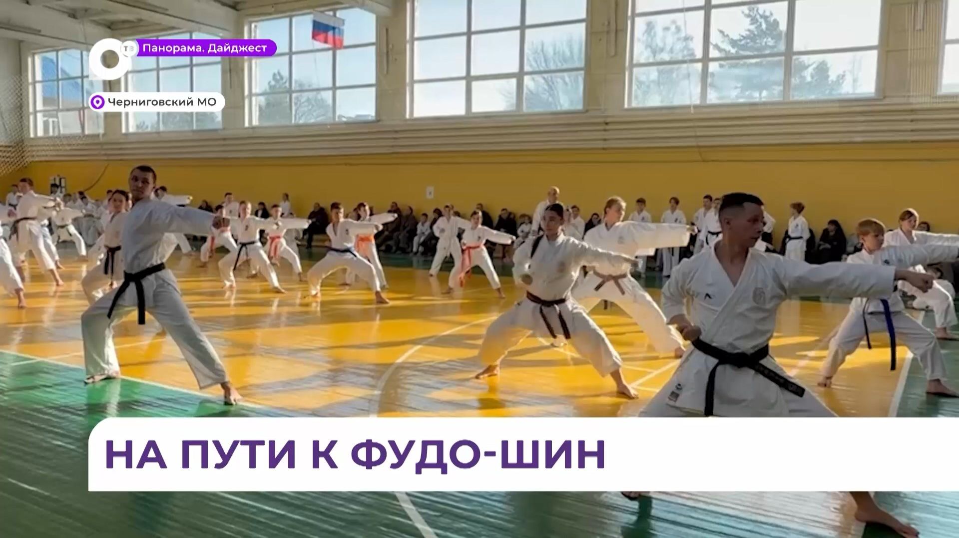 Межрегиональный сбор по каратэ-до прошёл в Черниговском МО смотреть онлайн