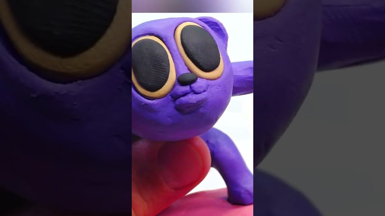 Лепим Мисс Мимикер из пластилина Garten of Banban 8 смотреть онлайн