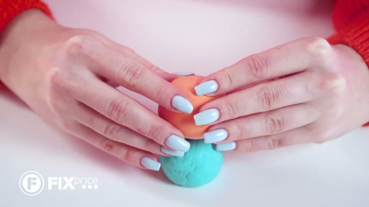 Набор для творчества воздушный пластилин | FIX PRICE смотреть онлайн